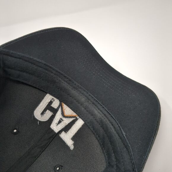 CAT Western States Equipment Black OS Adjustable Embroidered 6 Panel Cotton - Picture 7 of 8